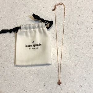 Kate spade rose gold necklace/pendent